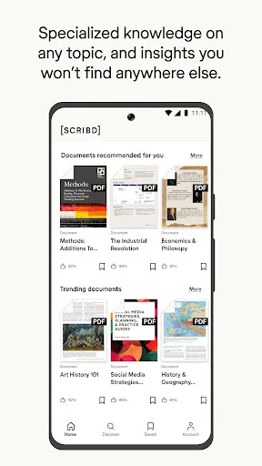 Scribd: 300M+ documents screenshot 2