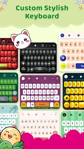 All Keyboard Themes-Font Style screenshot 5