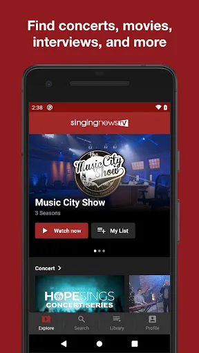 Singing News TV screenshot 2