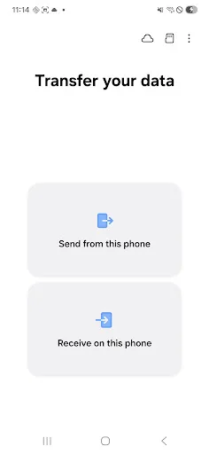 Samsung Smart Switch Mobile screenshot 1