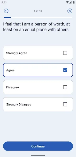 Confidence / Self-Esteem Test screenshot 2