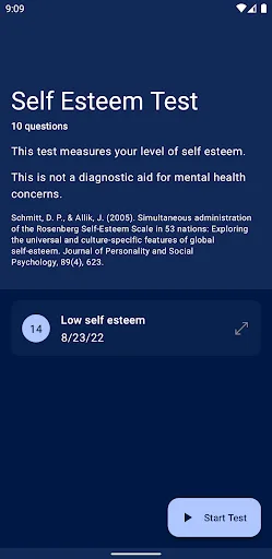Confidence / Self-Esteem Test screenshot 4