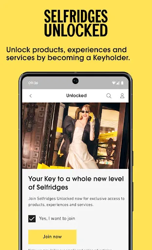 Selfridges screenshot 2