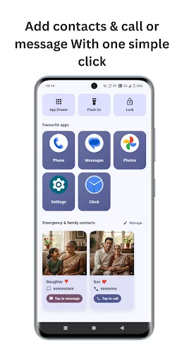 Senior Home – Easy Launcher screenshot 3