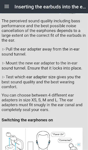 Sennheiser Momentum TW2 Guide screenshot 3