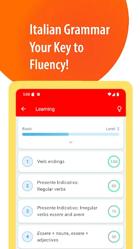 Italian Grammar & Verbs screenshot 1