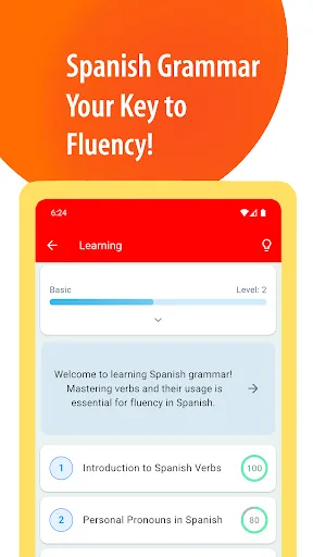 Learn Spanish Grammar & Verbs screenshot 1