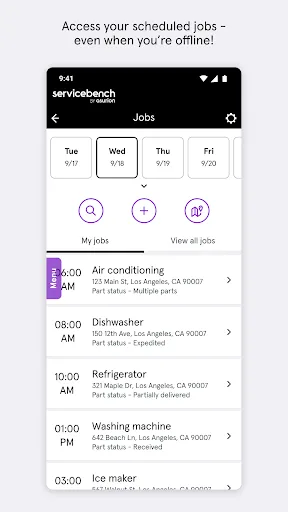 ServiceBench Mobile® screenshot 2