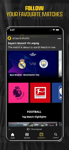Setanta Sports: Sports TV App screenshot 3