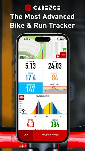 Bike & Run Tracker - Cadence screenshot 1