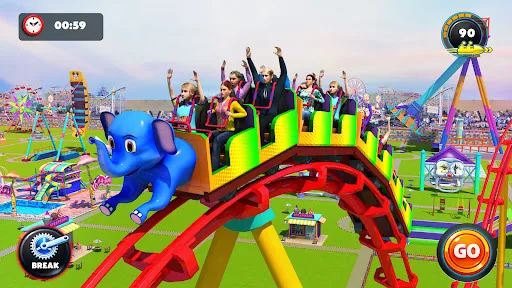 Roller Coaster Simulator HD screenshot 1