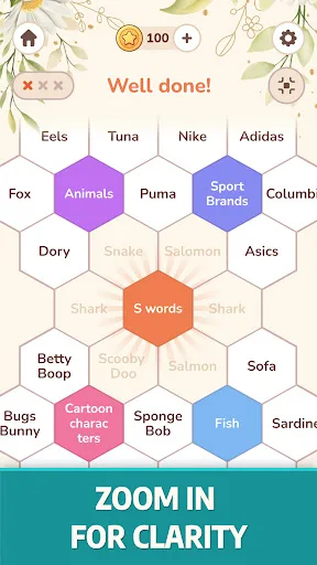 Hexa Ties: Word Associations screenshot 4