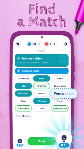 Word Connect－Logic Association screenshot 3