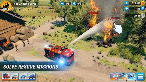 EMERGENCY HQ: firefighter game screenshot 2