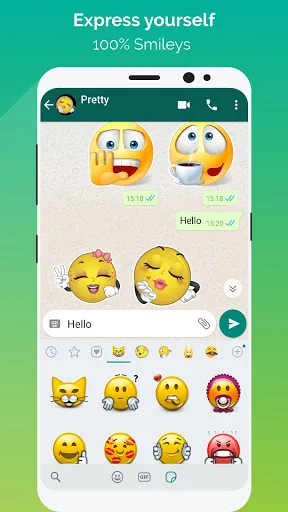 WeSmile Smileys (WASticker) screenshot 1