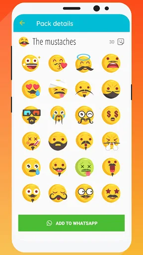 WeSmile Smileys (WASticker) screenshot 5