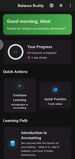 Learn Accounting Basics screenshot 1
