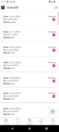 ShiftNote Schedule screenshot 3