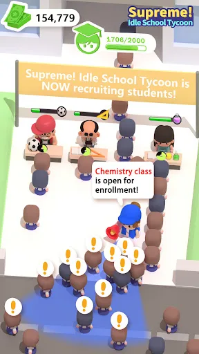 Supreme! Idle School Tycoon screenshot 1