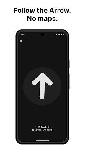 Arrow: No-Maps GPS Navigation screenshot 1
