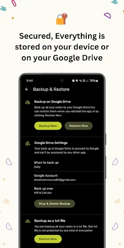 Notes - Pin to notification screenshot 5
