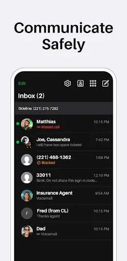 Sideline: 2nd Phone Line App screenshot 4