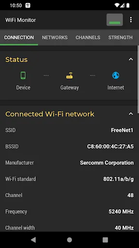 WiFi Monitor: network analyzer screenshot 1