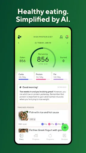 Lifesum: AI Calorie Tracker screenshot 1