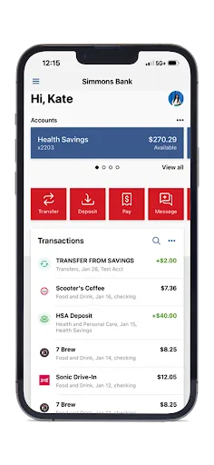 Simmons Bank screenshot 2