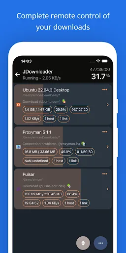 JDownloader Remote Control screenshot 3