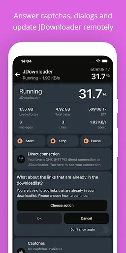 JDownloader Remote Control screenshot 4
