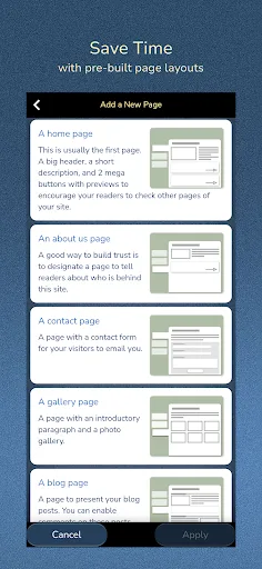 Website Builder for Android screenshot 4