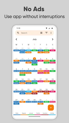 Simple Calendar Pro screenshot 2