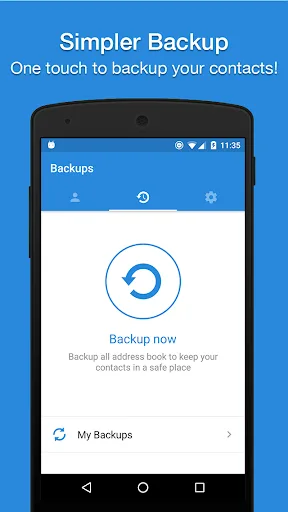 Easy Contacts Backup & Restore screenshot 1