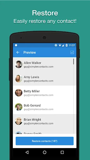 Easy Contacts Backup & Restore screenshot 5