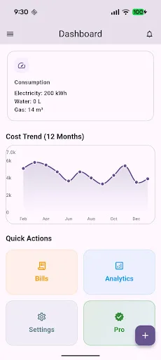 Simple Utility Bill Tracker screenshot 4
