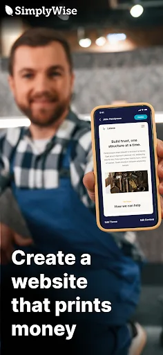 SimplyWise Website Builder screenshot 1
