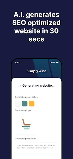 SimplyWise Website Builder screenshot 3