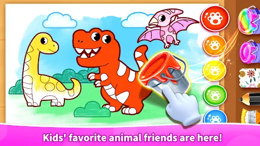 Baby Panda's Glow Doodle Game screenshot 3