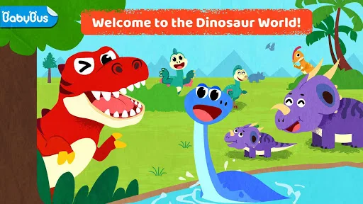 Baby Panda's Dinosaur World screenshot 1