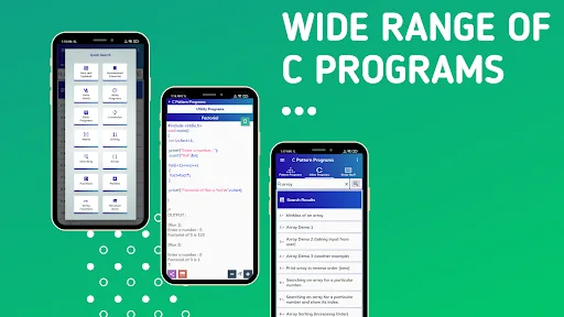 C Pattern Programs screenshot 2