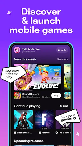 Skich: Game Launcher & Finder screenshot 1
