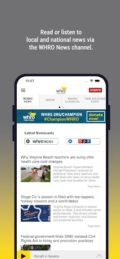 WHRO Public Media screenshot 3