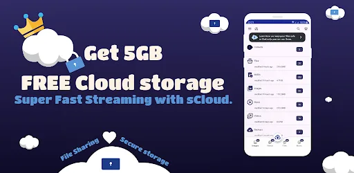 sCloud Storage - Secure Backup screenshot 1