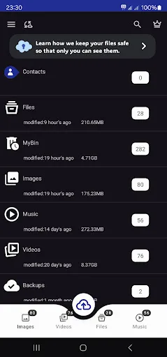 sCloud Storage - Secure Backup screenshot 4