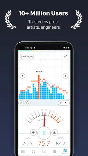 Decibel X - Pro Sound Meter screenshot 3