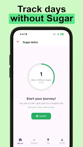 UnSugar: Sugar Detox Challenge screenshot 1