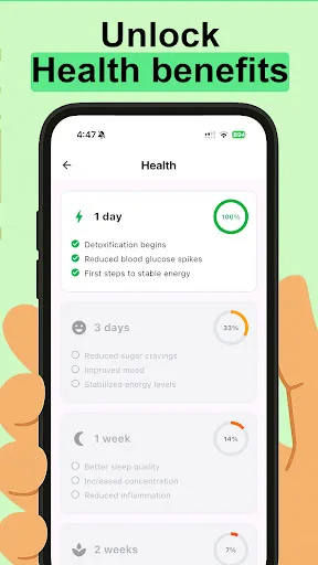 UnSugar: Sugar Detox Challenge screenshot 4