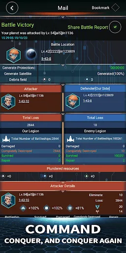Galaxy at War:nebula overlords screenshot 4