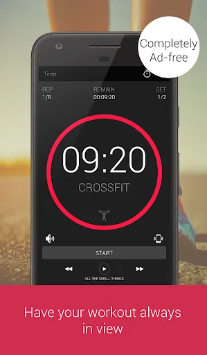 Tabata Interval HIIT Timer screenshot 1